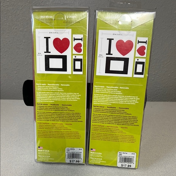 Wall Pops I Love Photo Frame Decals - Picture 2 of 4